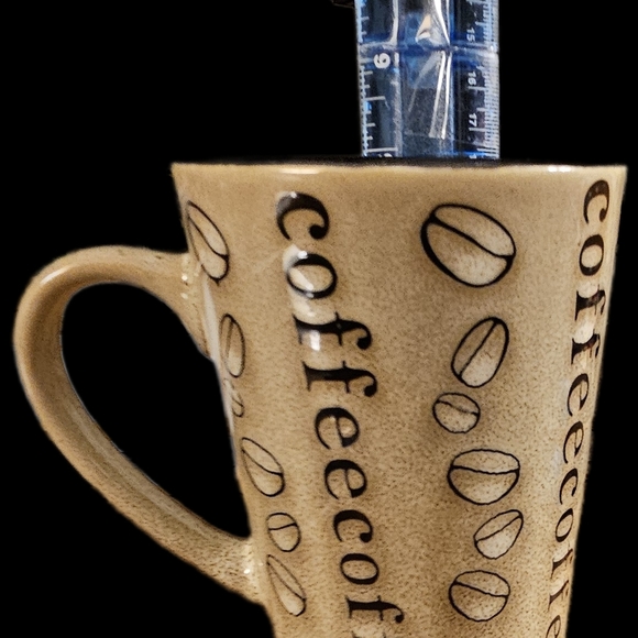 Pfaltzgraff Tan Coffee Mug with Black Interior - Picture 6 of 7